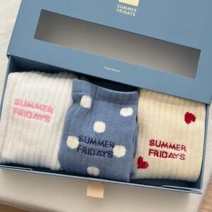 GAP Summer Fridays Crew Socks Trio